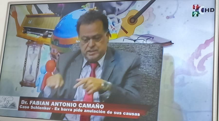Fabián Camaño en TC2, analizando el caso Schlenker