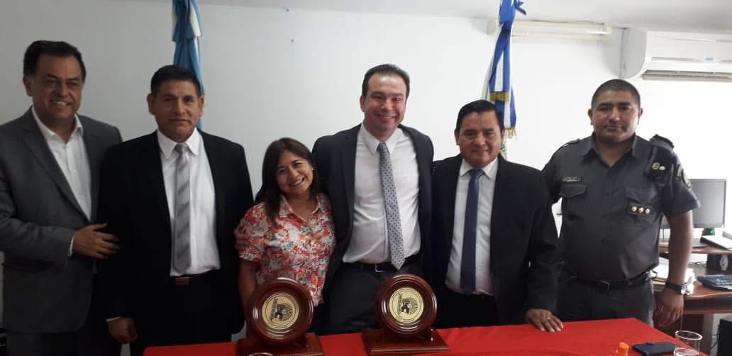 Fabián Camaño en acto institucional