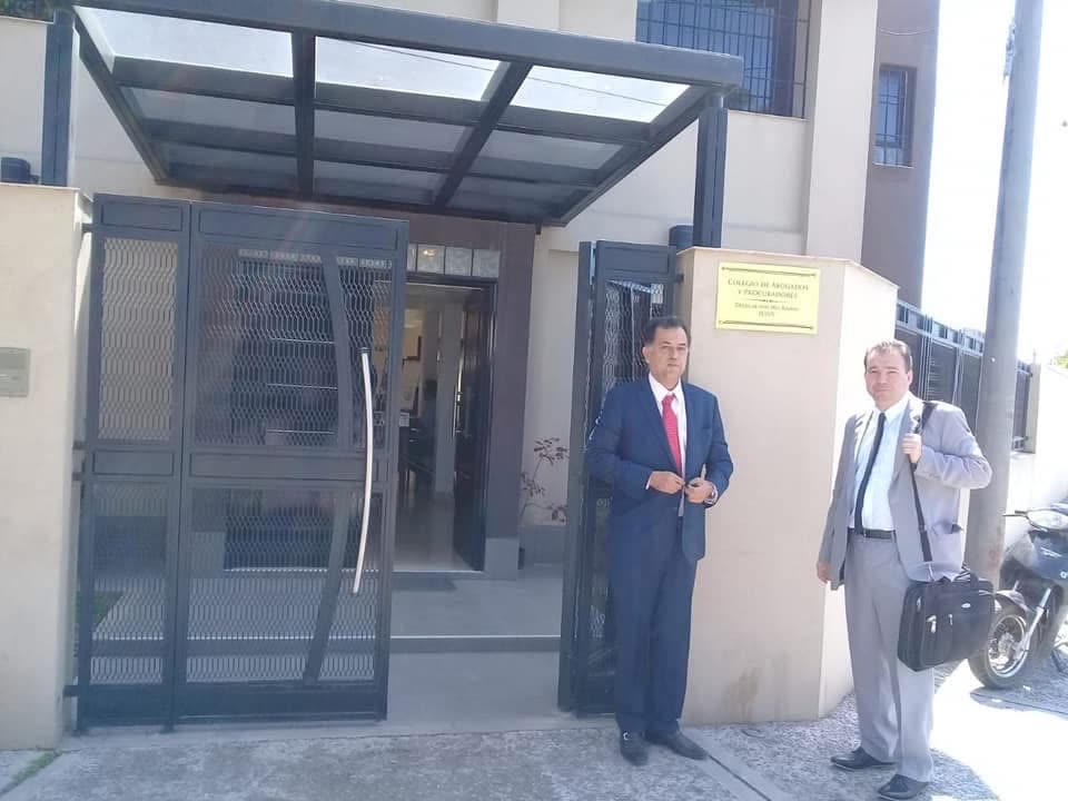 Fabián Camaño en el Colegio de Abogados y Procuradores de Jujuy