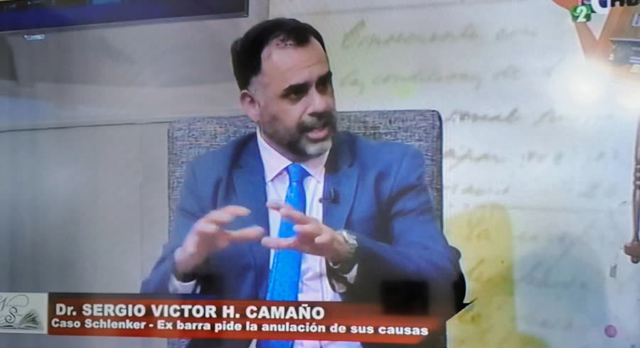 Sergio Camaño en TC2, caso Schlenker